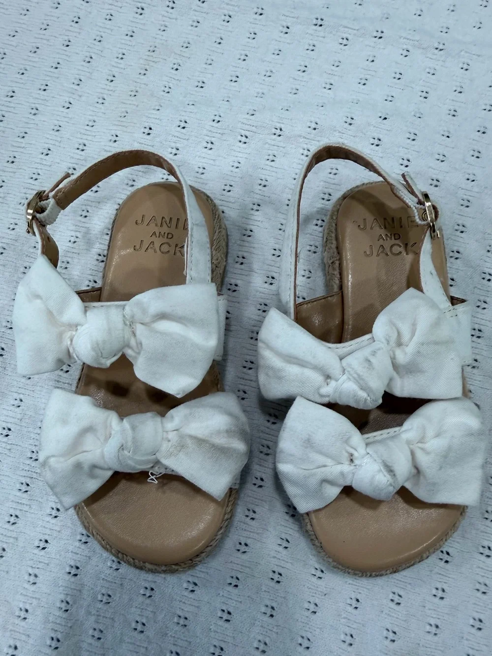 Janie and Jack Bow Espadrille Sandal Sandals